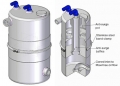 Nádobka k suché vaně (dry sump tank) Mocal - 7,6l