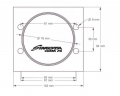 Adaptér na váhu vzduchu Simota AA-02 - 35mm x 81mm