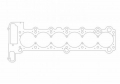 Těsnění pod hlavu Athena pro BMW E34 / E36 520i 24V (92-96) - vrtání 87mm / tloušťka 2mm (měděné)