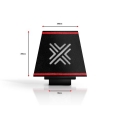 Univerzální sportovní filtr Pipercross výška 200mm x šířka 200mm - průměr 80mm (sportovní pěna)