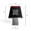 Univerzální sportovní filtr Pipercross výška 215mm x šířka 150mm - průměr 63mm