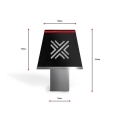 Univerzální sportovní filtr Pipercross výška 215mm x šířka 150mm - průměr 53mm