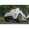 Catback výfuk Cobra Sport Fiat 500 Abarth 1.4 Turbo (08-) - verze bez rezonátoru