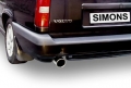 Catback výfuk Simons Volvo S70 / V70 2.0-2.5 126-170PS (97-00) - homologace