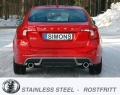 Koncový tlumič výfuku Simons Volvo S60 / V60 D2/D3/D4/D5/DRIVe 2WD (10-18) - homologace
