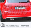 Catback výfuk Simons Audi RS3 Sportback 2.5 340PS (11-12)