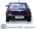 Catback výfuk Simons VW Golf 4 2.8 V6 4-motion (97-03) - homologace