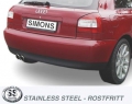 Catback výfuk Simons Audi A3 8L Turbo 1.8T/1.9TDI (96-03) - homologace