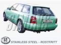 Catback výfuk Simons Audi A4 B5 Quattro Sedan/Avant 1.8 125PS/1.8T 150/180PS/1.9 TDI 105-115PS (94-00) - homologace