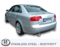Catback výfuk Simons Audi A4 B7 FWD Sedan/Avant 1.8T/2.0TFSi (05-08) - homologace