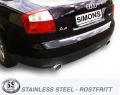 Catback výfuk Simons Audi A4 B6/B7 Quattro Cabrio 1.8T/2.0TFSi (01-08) - homologace