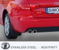 Catback výfuk Simons Audi A4 B8 FWD/Quattro Sedan/Avant 1.8TFSi/2.0TFSi (08-15)