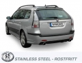 Catback výfuk Simons Saab 9-3 2.0T Aero/2.8T Sport Lim./Sport Car./Sport Cabrio - 58L nádrž (06-)