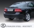 Catback výfuk Simons Saab 9-3 2.0T Aero/2.8T Sport Lim./Sport Car./Sport Cabrio - 61L nádrž (06-)