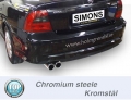 Koncový tlumič výfuku Simons Opel Vectra B 1.6 8V/1.6 16V/1.8 16V/2.0 16V/2.2 16V/2.5 24V (10/95-02)