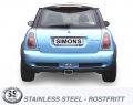 Catback výfuk Simons Mini Cooper S R50 / R52 / R53 (01-06)