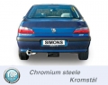 Catback výfuk Simons Peugeot 406 sedan 2.0i (96-04)