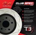 Brzdové kotouče DBA na Nissan 370Z 3.7 V6 Brembo brdziče (08-) - zadní DBA42315S