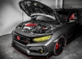 Karbonové sání Eventuri pro Honda Civic FK8 Type-R (17-) - černý karbon