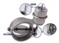 Podtlaková mechanická výfuková klapka 63mm - otevřená - negativní tlak (vacuum) - N/A motor