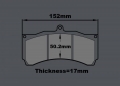 Přední brzdový kit D2 Racing pro BMW 3-Series GT F34 335i (14-), 6-pístkové brzdiče, plovoucí kotouče 330x32mm