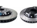Přední brzdový kit D2 Racing pro Subaru Impreza STi GDF (05-07), 6-pístkové brzdiče, plovoucí kotouče 356x32mm
