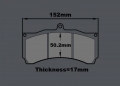 Přední brzdový kit D2 Racing pro Subaru Impreza STi GDF (05-07), 6-pístkové brzdiče, plovoucí kotouče 356x32mm