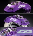 Přední brzdový kit D2 Racing pro Proton Savvy 1.3 (05-11), 8-pístkové brzdiče, plovoucí kotouče 380x32mm