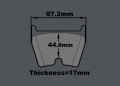Přední brzdový kit D2 Racing pro Ssangyong Chairman CM 300SL (97-04), 8-pístkové brzdiče, plovoucí kotouče 421x36mm