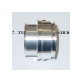 Hliníkový bajonet na hadice Forge Motorsport VAG TFSI / TSI / TDI - 64,4mm bajonet > 54mm hadice