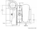 Turbodmychadlo Garrett GTX3584RS Gen II Super Core Reverse Rotation - 846098-5001S (hadice)