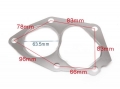 Těsnění k turbu na výfukovou část Mitsubishi Lancer Evo 4/5/6/7/8/9 - kovové