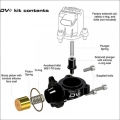 Blow off ventil GFB T9359 DV+ VAG motory 2.0 TSi/TFSi motory EA888 Gen 3 IS38 (closed loop)