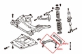 Front Lower Arms (rear) Hardrace BMW 6-Series F12 / F13 - silentblok