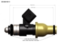 Benzínový vstřikovač Injector Dynamics ID1300-48-11 - 1340cc