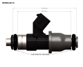 Benzínový vstřikovač Injector Dynamics ID2000-48-14 - 2225cc
