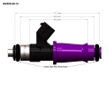 Benzínový vstřikovač Injector Dynamics ID2000-60-14 - 2225cc