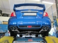 Catback výfuk Invidia typ Q300 pro Subaru Impreza VA WRX/STi (14-16) - homologace (titan look koncovky)