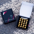 Sada kolových šroubů Japan Racing JB1 závit M14 x 1,5 - 28mm délka závitu - zlaté