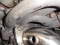 Downpipe / první díl výfuku se sportovním katalyzátorem 76mm K04 1.8T 210/225PS Audi S3, TT / Seat Leon Cupra