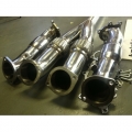 Downpipes se sportovními katalyzátory včetně Y pipe Knight Racer Nissan GT-R R35