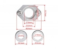 Intercooler MAP sensor kit Škoda / VW / Audi / Seat 1.8T / 1.9TDI - hliníkový