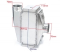 Aftercooler 309 x 287 x 113mm - výstupy 76mm