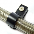 Celohliníková svorka P Clip / držák hadice - 12,7mm - černá