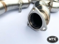 Downpipes s náhradami katalyzátorů MTC Motorsport Audi S6 / S7 C7 4G / S8 D4 4.0 TFSI V8 (12-19) - 76mm