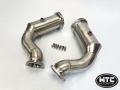 Downpipes s náhradami katalyzátorů MTC Motorsport Porsche Panamera 971 G2 4.0 TFSI bi-turbo (18-)