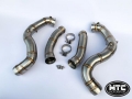Downpipes s náhradami katalyzátorů MTC Motorsport Mercedes C-Klasse W205 C63 / C63S AMG 4.0 Turbo V8 (15-)