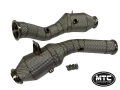 Downpipes se sportovními katalyzátory MTC Motorsport Mercedes E-Klasse W213 E43 / E400 / E450 AMG M276 (16-)