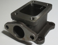 Redukční adaptér na turbo Toyota MR2 (CT26) > T3 + wastegate 35/38mm (litina)