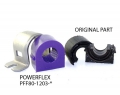 Silentbloky Powerflex Saab 9-3 (02-) Front Anti Roll Bar Mounting Bush 25mm 2 Piece (3)